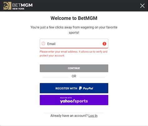 BetMGM Login.